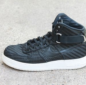 Nike Air Force 1 Hightops Black/Woven